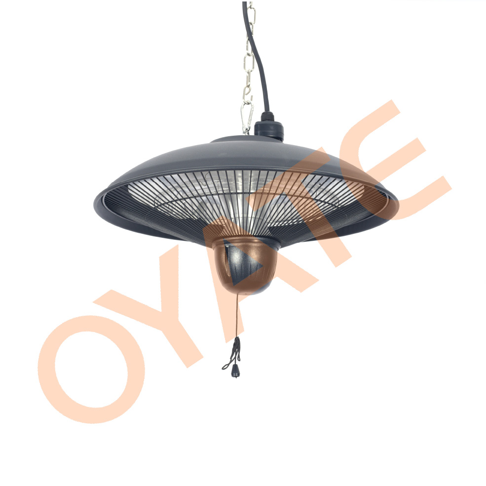 Wall mount heater for garden shed